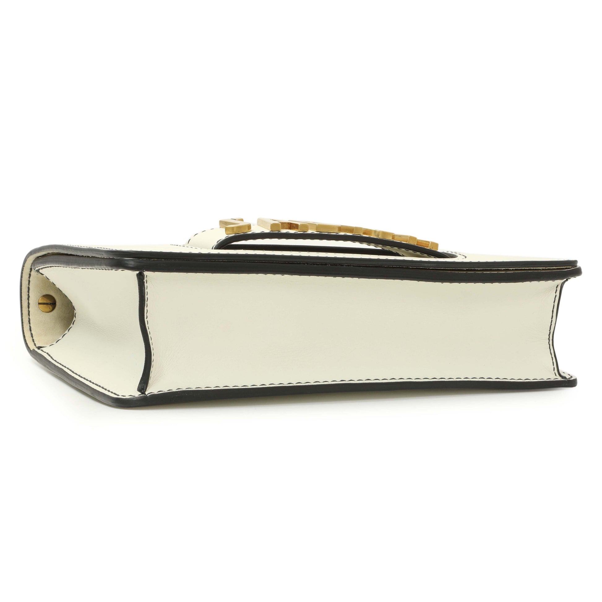Exclusive Christian Dior White Calfskin J'Adior Chain Flap Bag — Back View