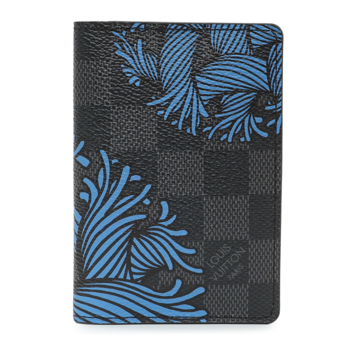 Exclusive Louis Vuitton Damier Graphite Rope Pocket Organizer — Front View