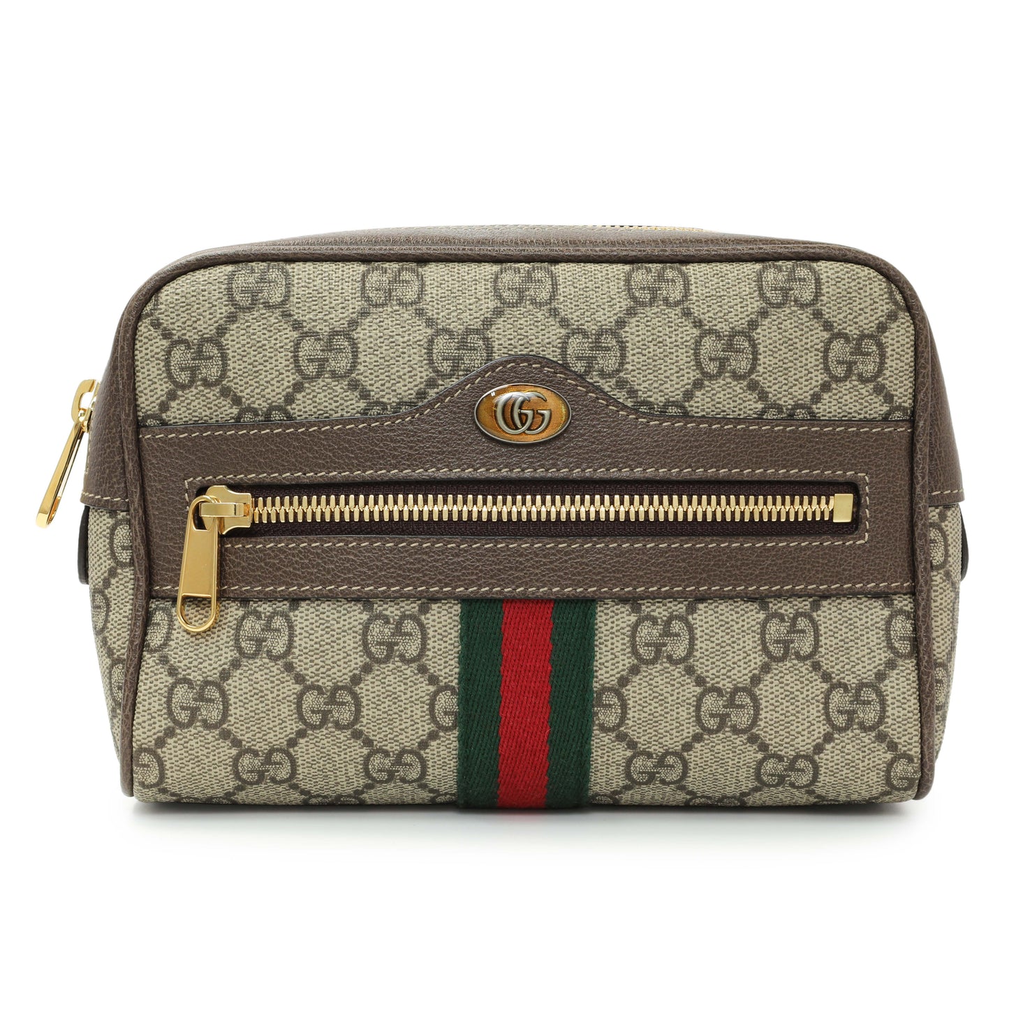 Exclusive Gucci GG Supreme Monogram Small Ophidia Belt Bag — Front View