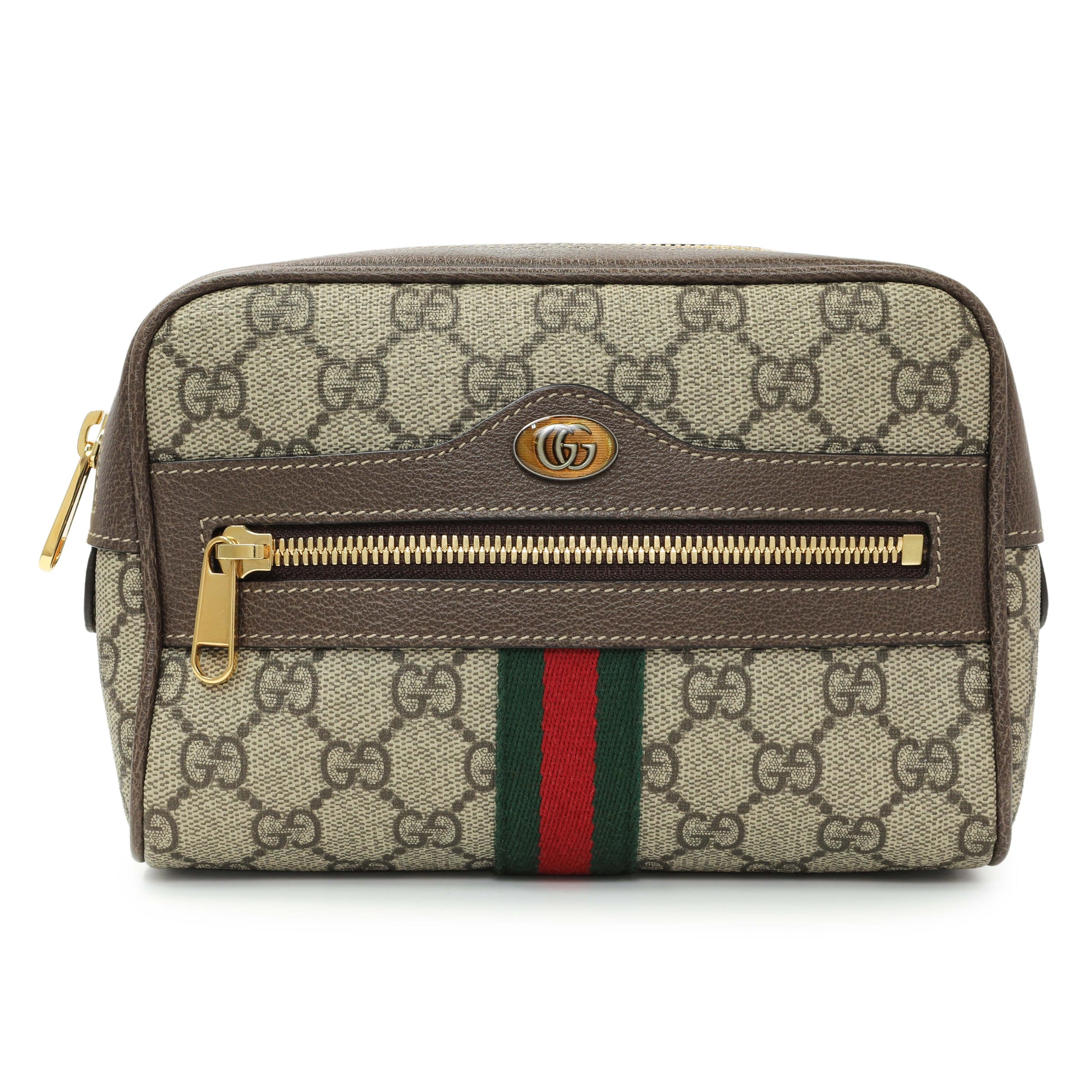 Exclusive Gucci GG Supreme Monogram Small Ophidia Belt Bag — Front View