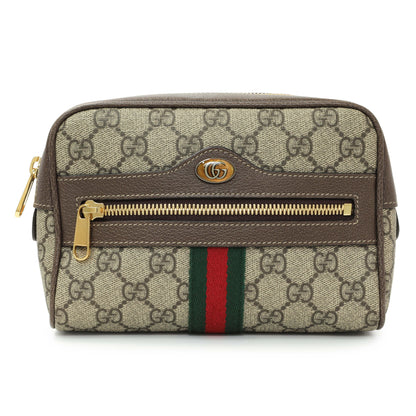 Exclusive Gucci GG Supreme Monogram Small Ophidia Belt Bag — Front View