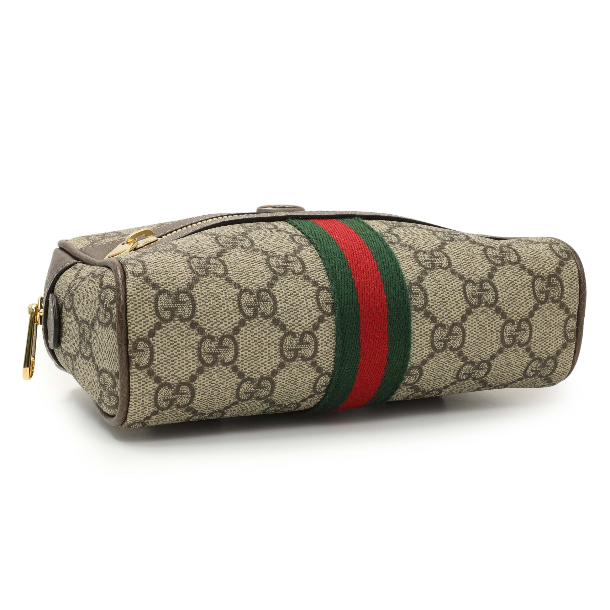 Exclusive Gucci GG Supreme Monogram Small Ophidia Belt Bag — Back View