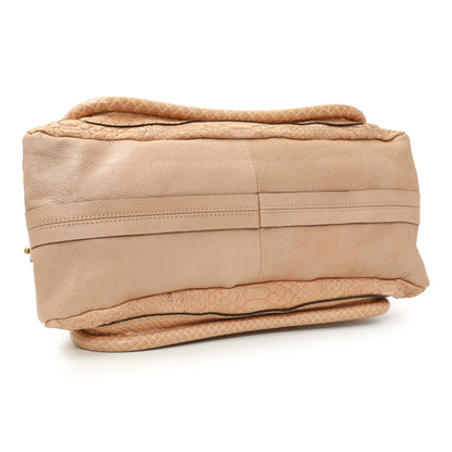 Exclusive Chloe Nude Python Medium Paraty — Back View