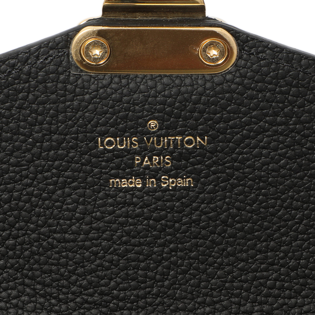 Exclusive Louis Vuitton Black Empreinte Metis Wallet — Detail View