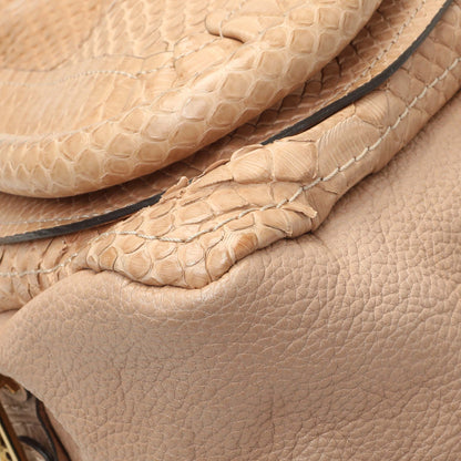 Exclusive Chloe Nude Python Medium Paraty — Alternate View 7