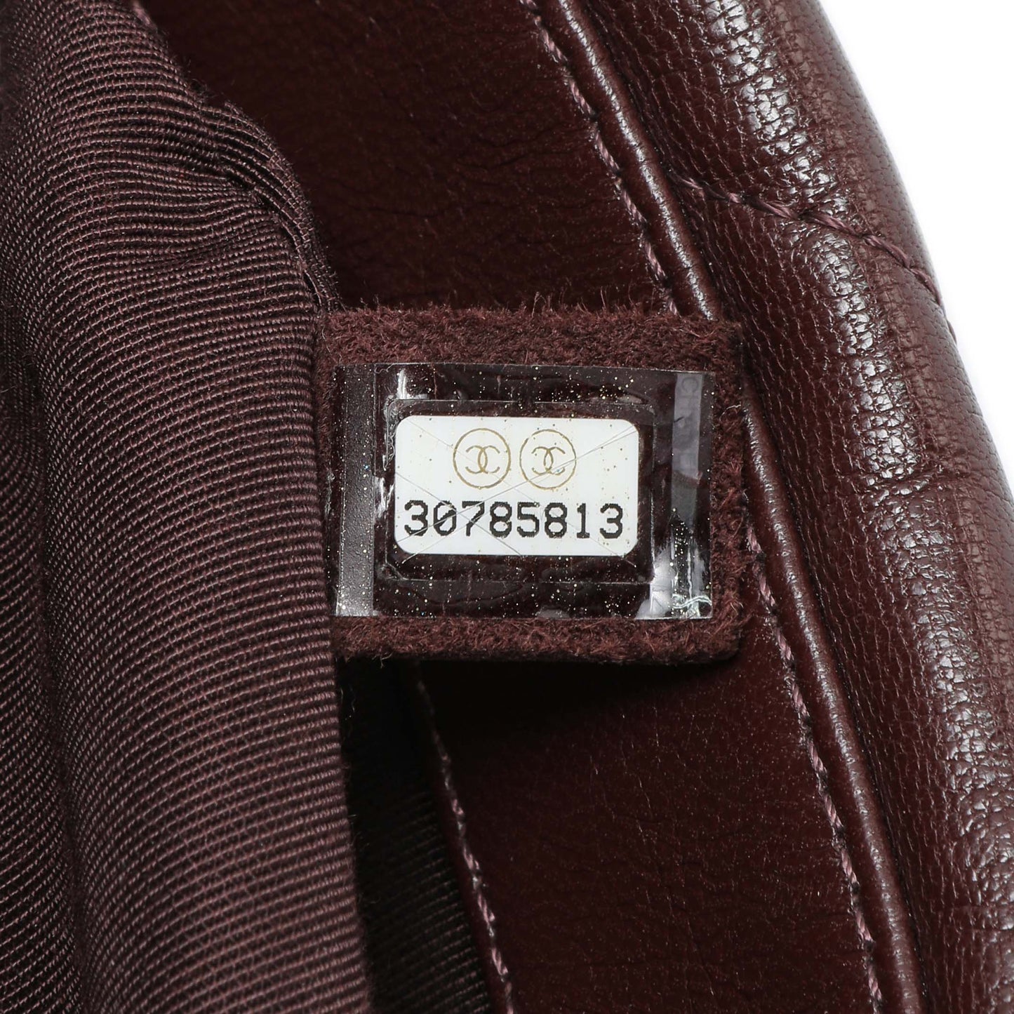 Exclusive Chanel Burgundy Quilted Goatskin Medium Chanel 19 Flap — Alternate View 7