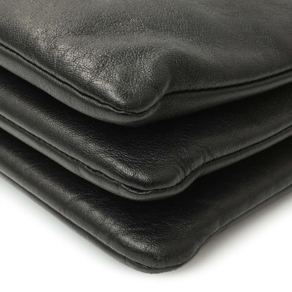Exclusive Celine Black Lambskin Small Trio Crossbody — Alternate View 8