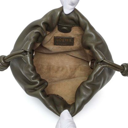 Exclusive Loewe Donut Chain Mini Flamenco Knot Clutch — Top View