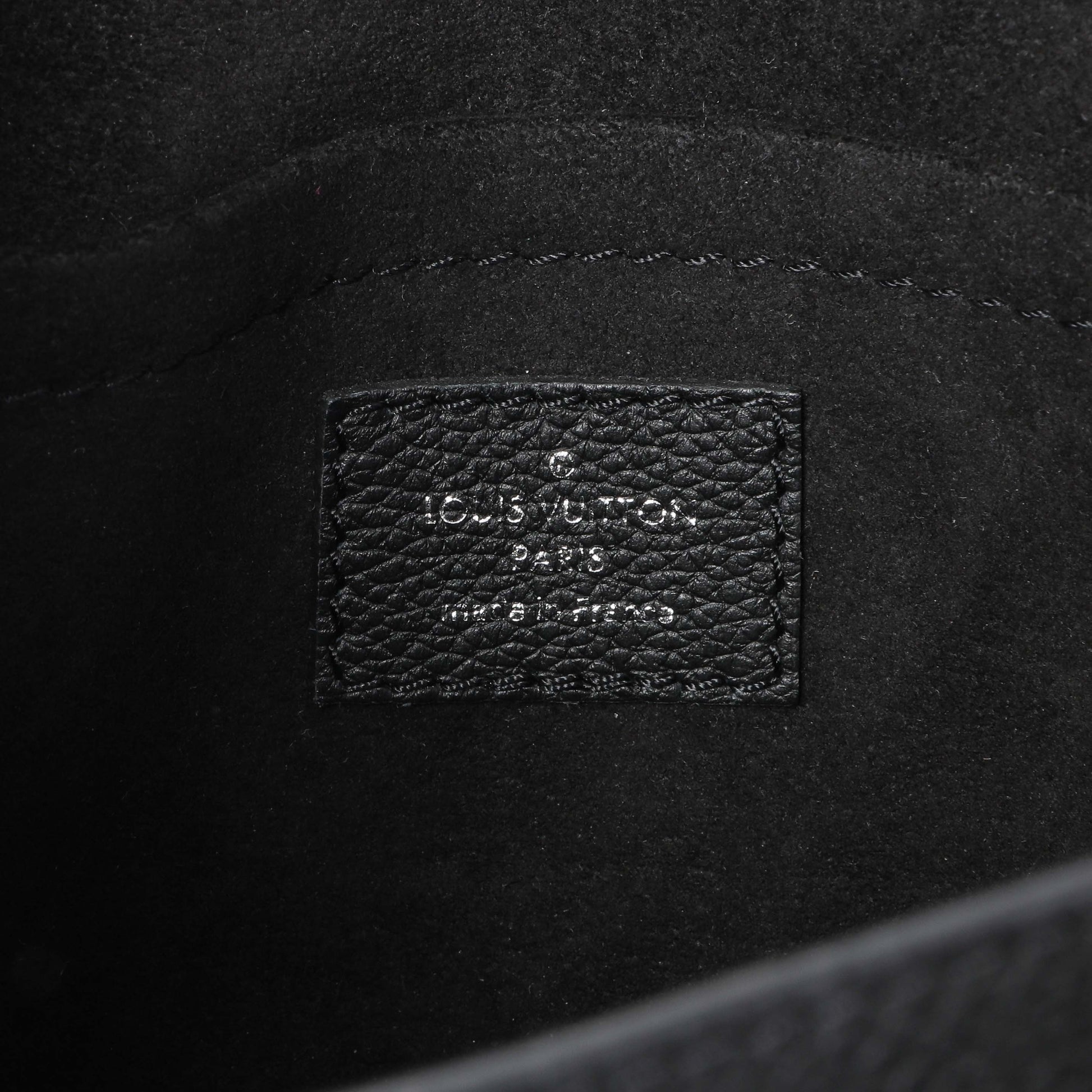 Exclusive Louis Vuitton Black Soft Calfskin Mylockme Chain Bag — Alternate View 9