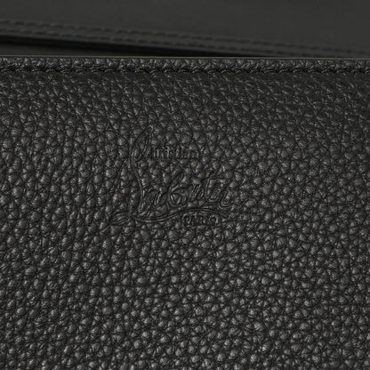 Exclusive Christian Louboutin Black Calfskin Spikes Loubinthesky Paloma Clutch — Detail View