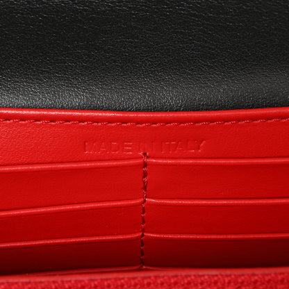 Exclusive Christian Louboutin Black Calfskin Spikes Loubinthesky Paloma Clutch — Lifestyle View
