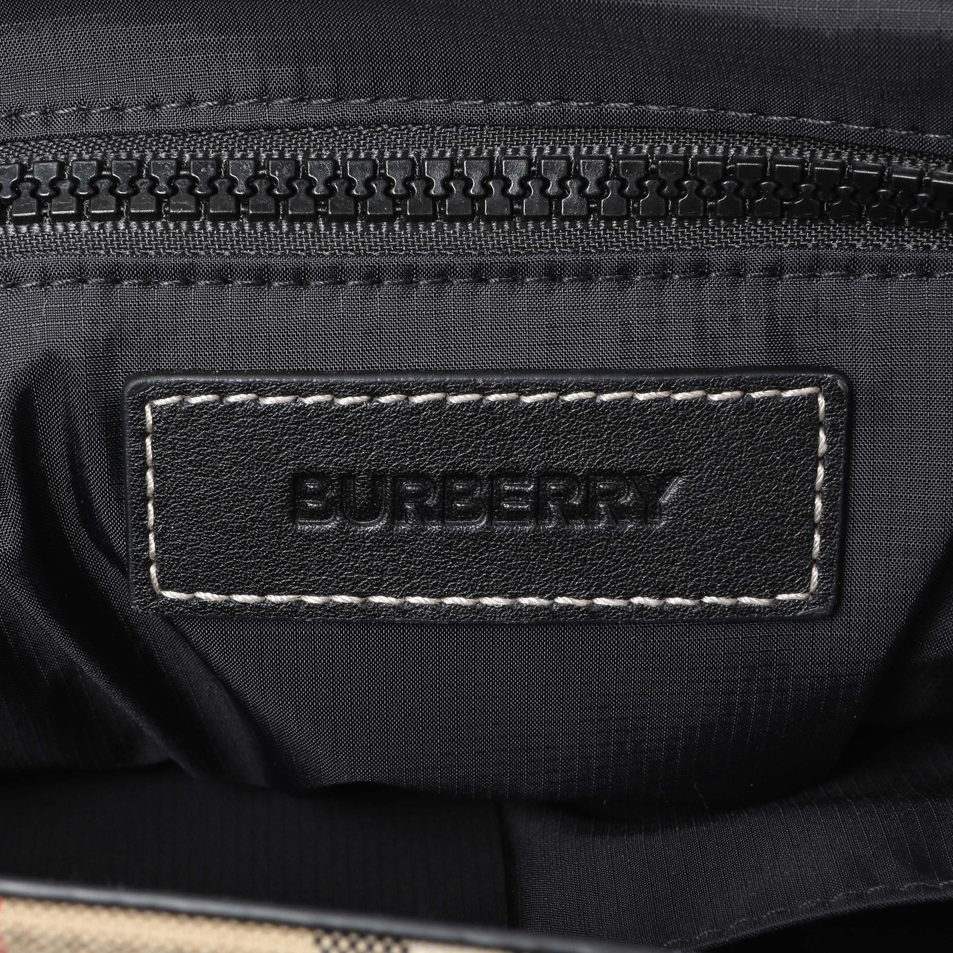 Exclusive Burberry Vintage Check Dewey Backpack — Detail View