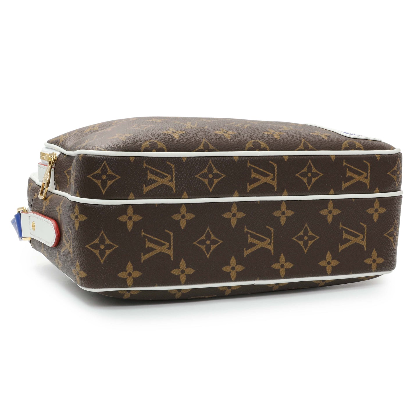 Exclusive Louis Vuitton X Nba 2020 Monogram Nil Messenger Bag — Back View