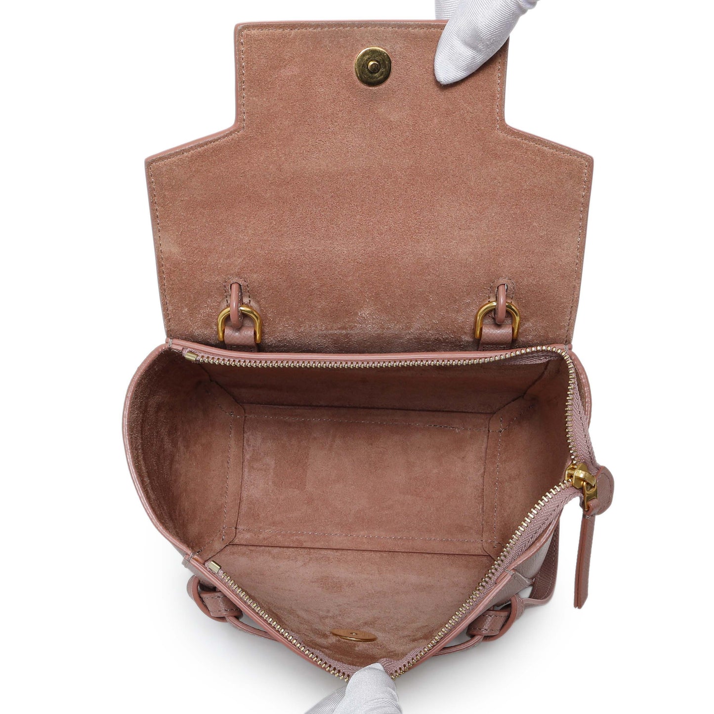 Exclusive Celine Rose Grained Calfskin Nano Belt Bag — Alternate View 8