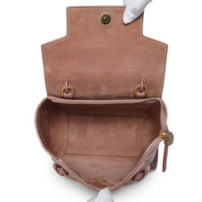 Exclusive Celine Rose Grained Calfskin Nano Belt Bag — Alternate View 8