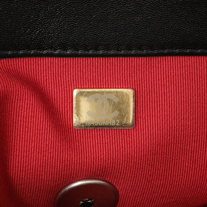 Exclusive Chanel Black Quilted Lambskin Large 19 Flap — Alternate View 7