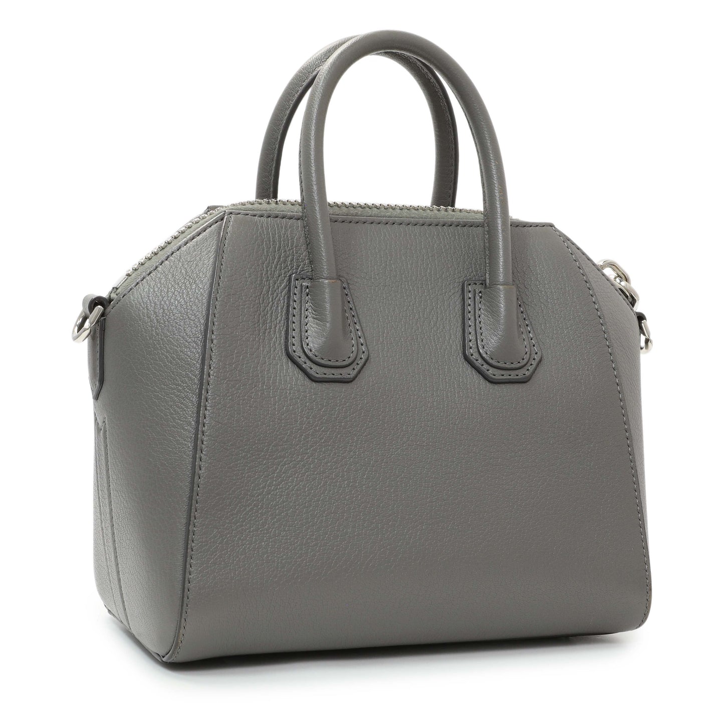 Exclusive Givenchy Grey Sugar Goatskin Antigona Mini — Side View