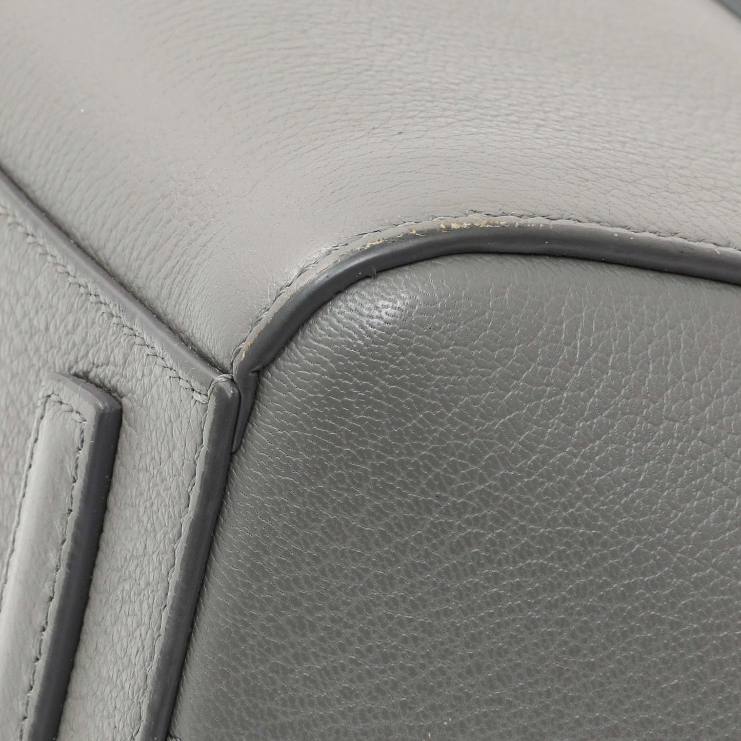 Exclusive Givenchy Grey Sugar Goatskin Antigona Mini — Detail View
