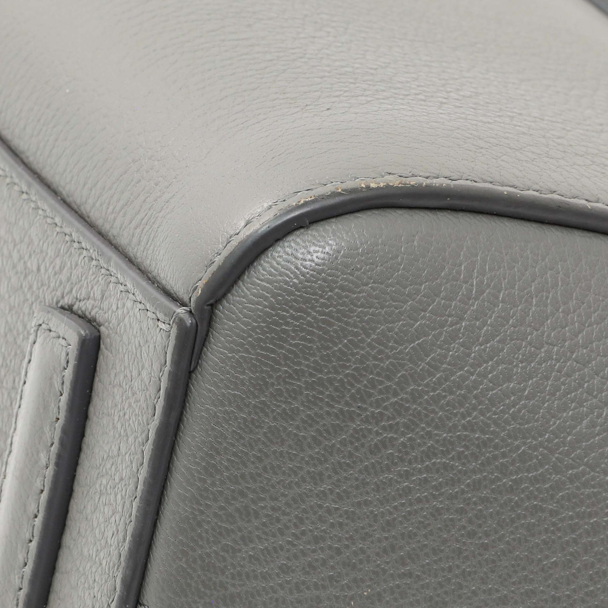 Exclusive Givenchy Grey Sugar Goatskin Antigona Mini — Detail View
