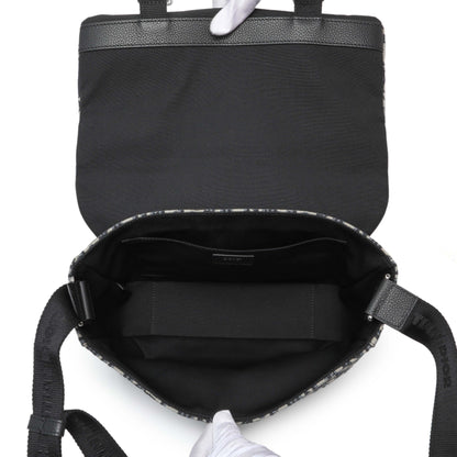 Exclusive Christian Dior Oblique Explorer Messenger Bag — Top View