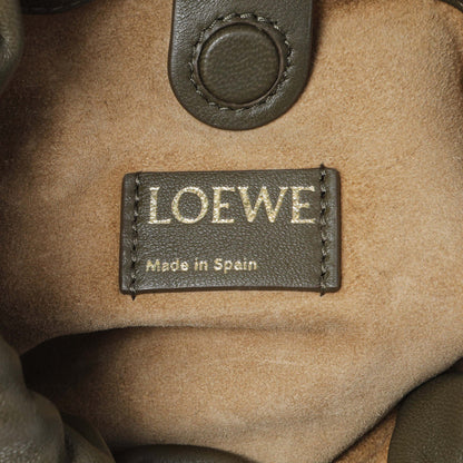 Exclusive Loewe Donut Chain Mini Flamenco Knot Clutch — Detail View