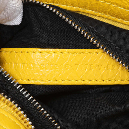 Exclusive Balenciaga Yellow Agneau Classic Hardware Mini City — Alternate View 10