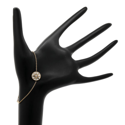 Exclusive Christian Dior 18K Yellow Gold Rose des Vents Bracelet — Back View
