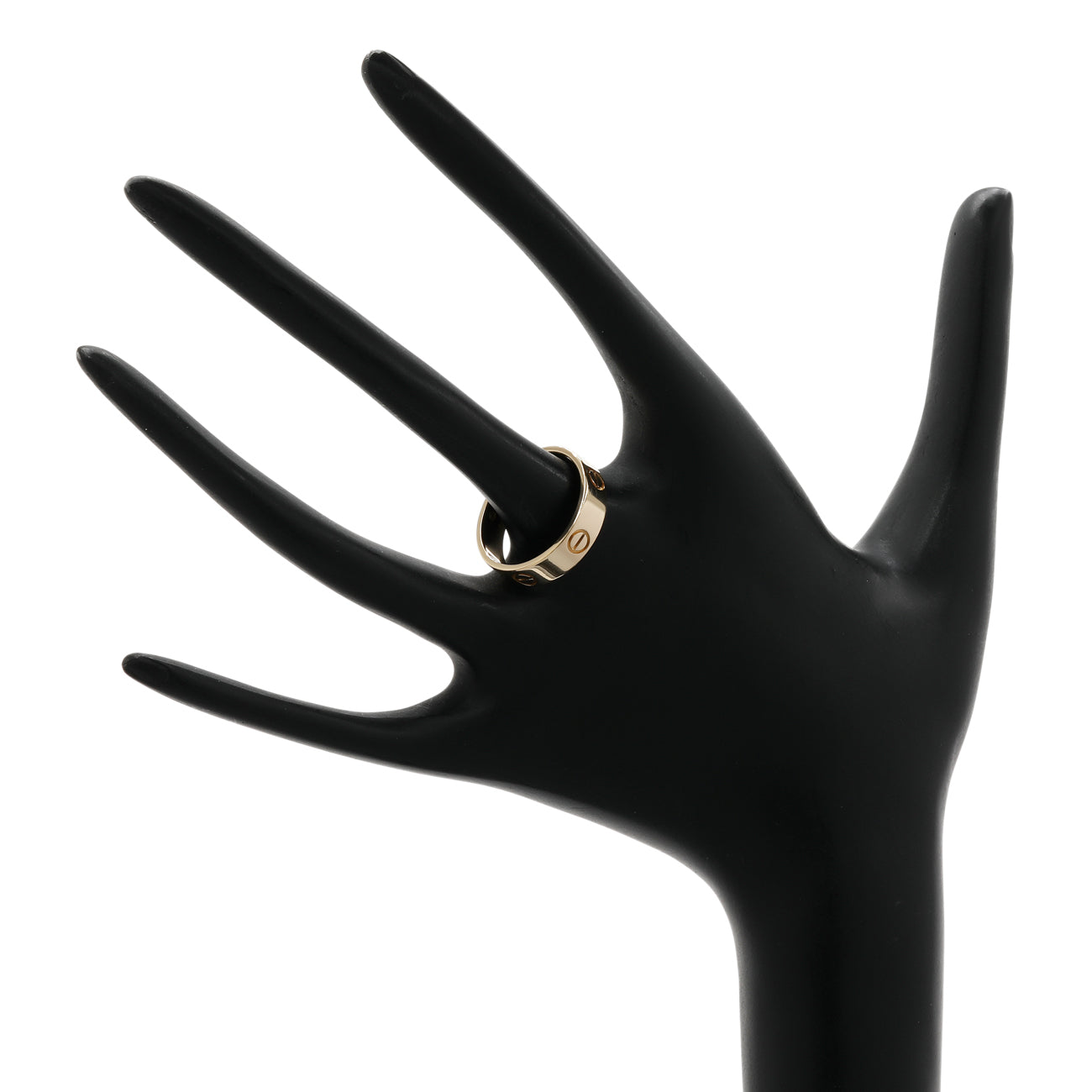 Exclusive Cartier 18K Yellow Gold Classic Love Ring — Back View