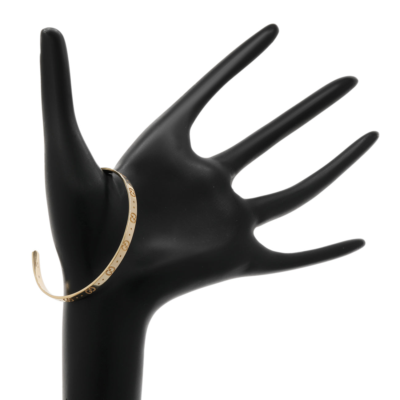 Exclusive Gucci 18K Yellow Gold Icon Bracelet — Back View