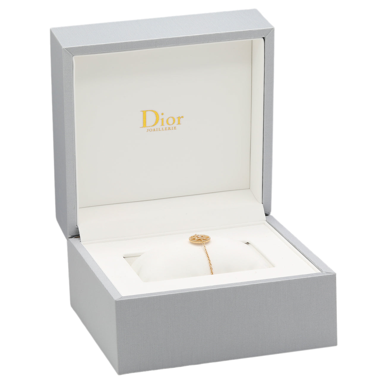 Exclusive Christian Dior 18K Yellow Gold Rose des Vents Bracelet — Top View