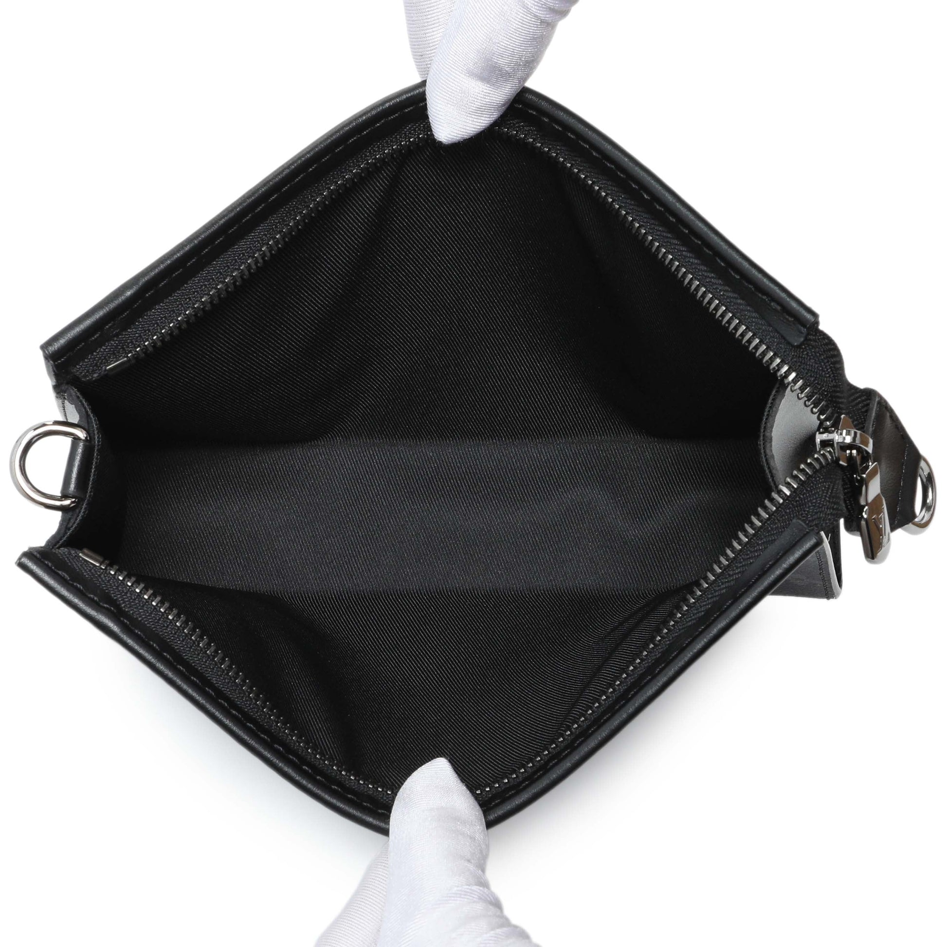 Exclusive Louis Vuitton Monogram Eclipse Gaston Wearable Wallet — Top View