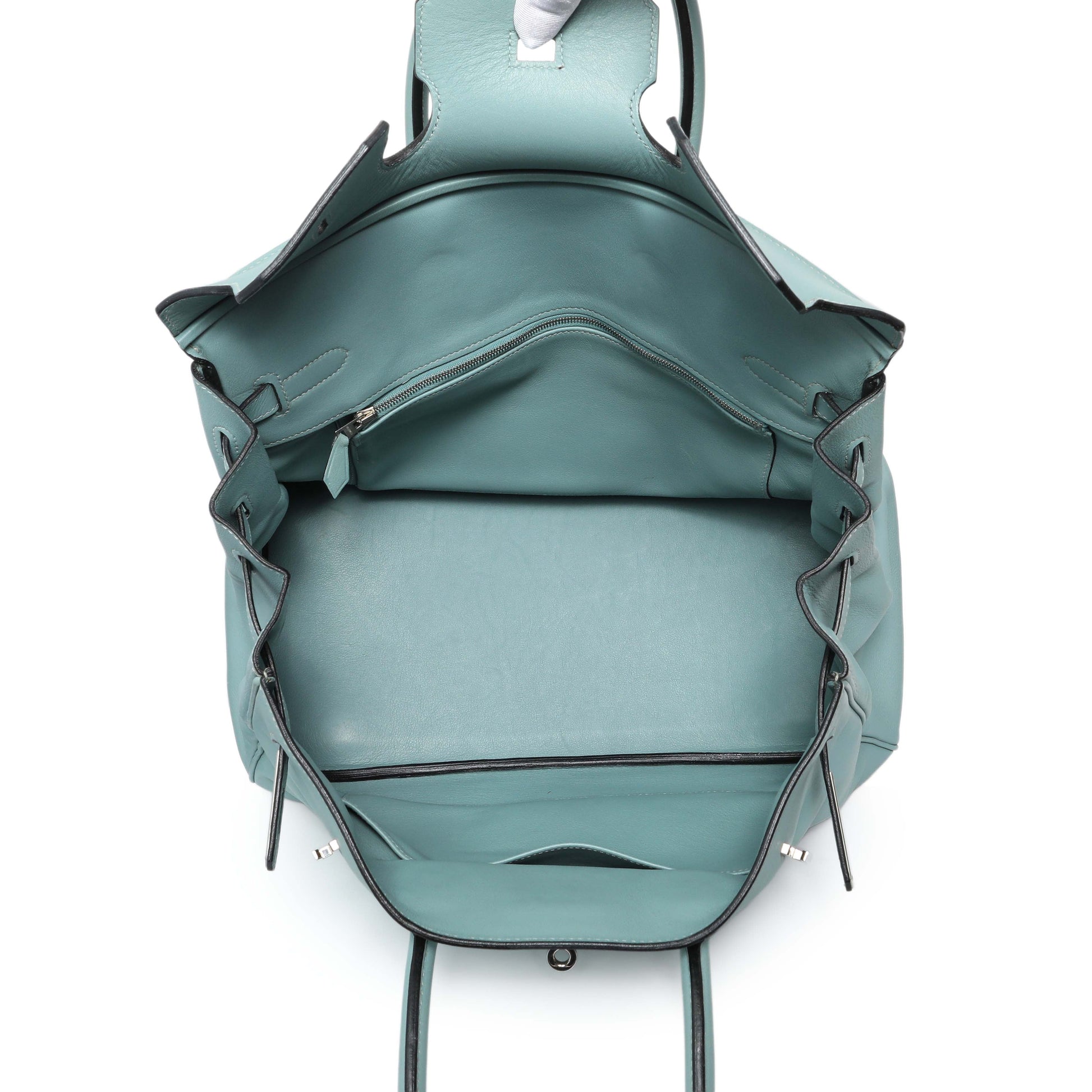 Exclusive Hermes Ciel Swift Birkin 35 — Alternate View 8