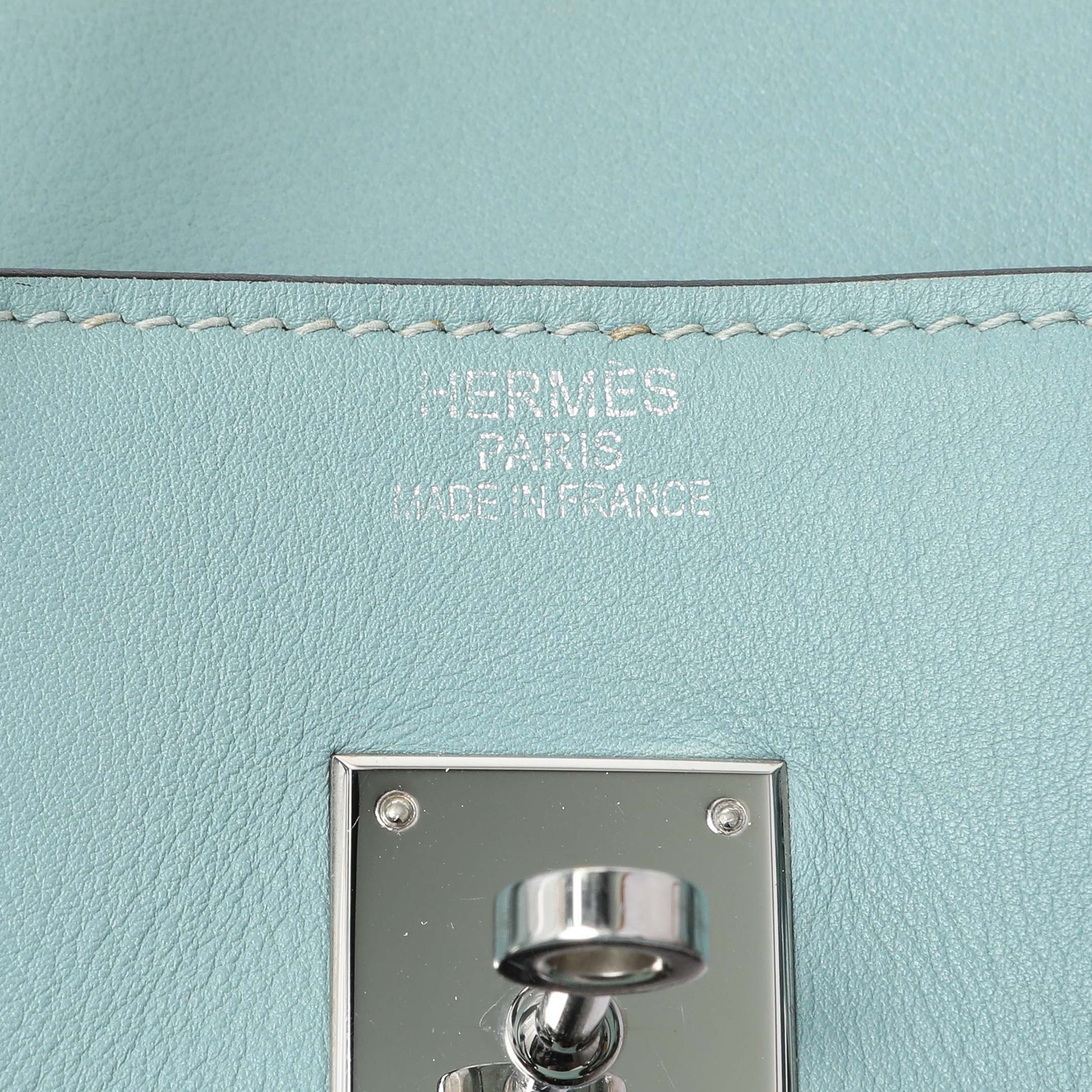 Exclusive Hermes Ciel Swift Birkin 35 — Alternate View 9