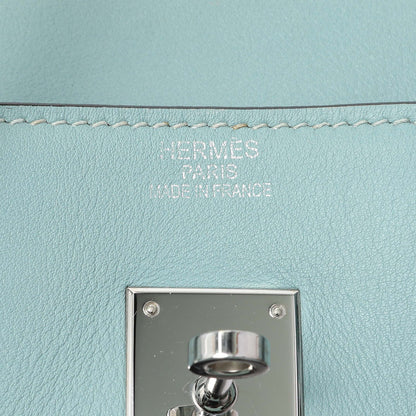 Exclusive Hermes Ciel Swift Birkin 35 — Alternate View 9