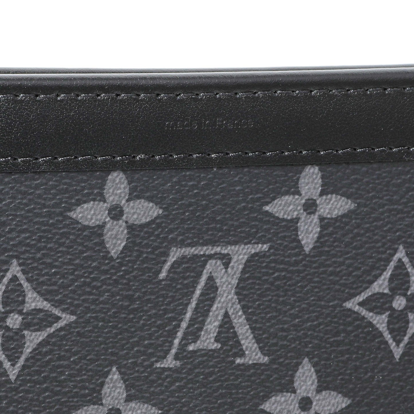 Exclusive Louis Vuitton Monogram Eclipse Gaston Wearable Wallet — Detail View