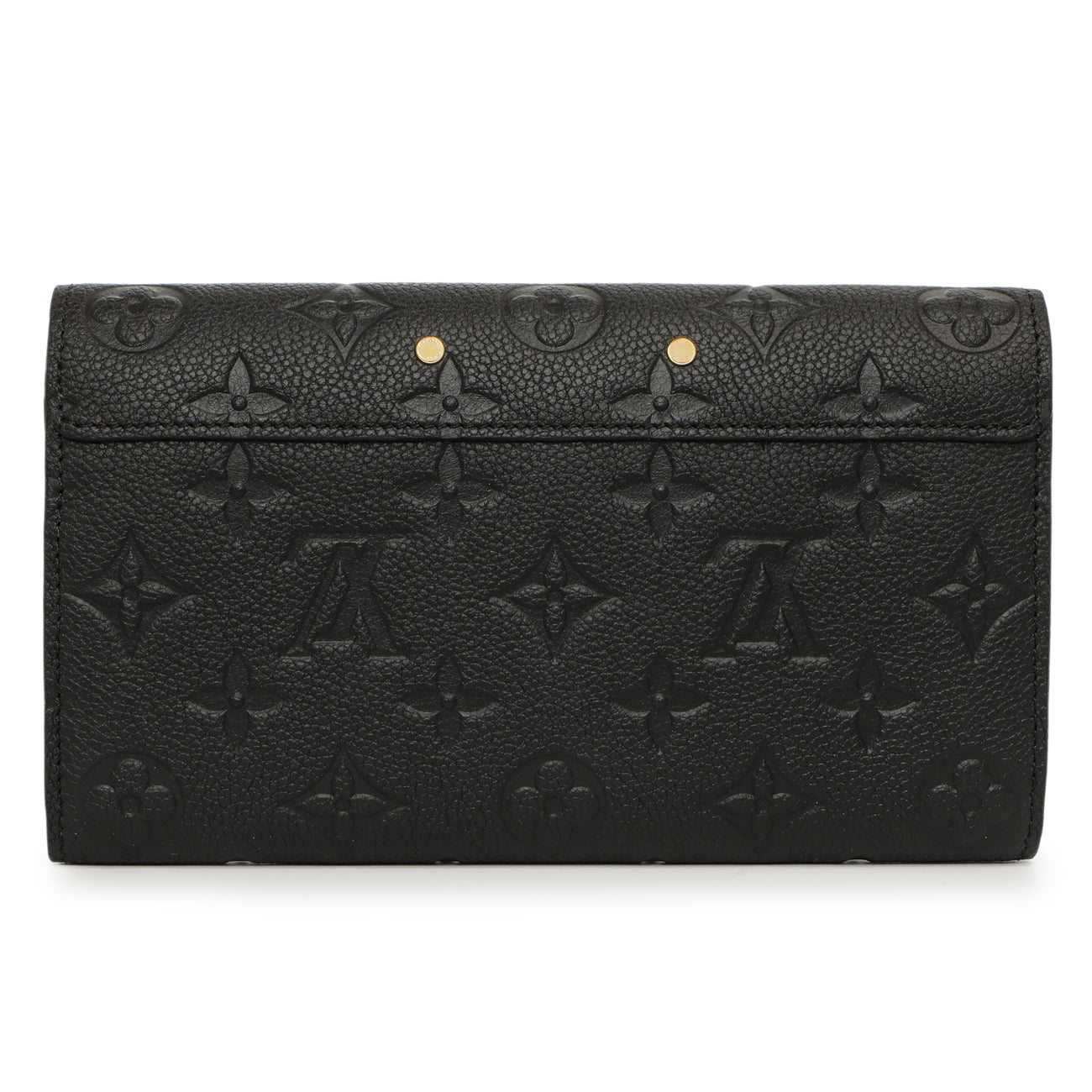 Exclusive Louis Vuitton Black Empreinte Metis Wallet — Side View