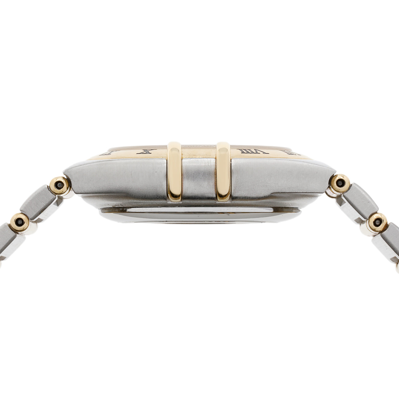 Exclusive Omega Stainless Steel 18K Yellow Gold 27mm Constellation Automatic 1292.30.00 — Back View