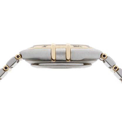 Exclusive Omega Stainless Steel 18K Yellow Gold 27mm Constellation Automatic 1292.30.00 — Back View