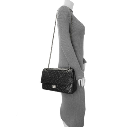 Exclusive Chanel Black Quilted Aged Calfskin 2.55 Reissue 227 Flap — Alternate View 12