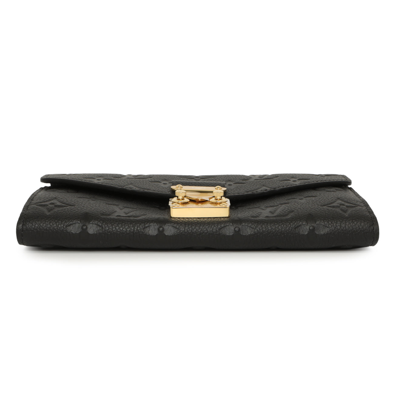 Exclusive Louis Vuitton Black Empreinte Metis Wallet — Back View