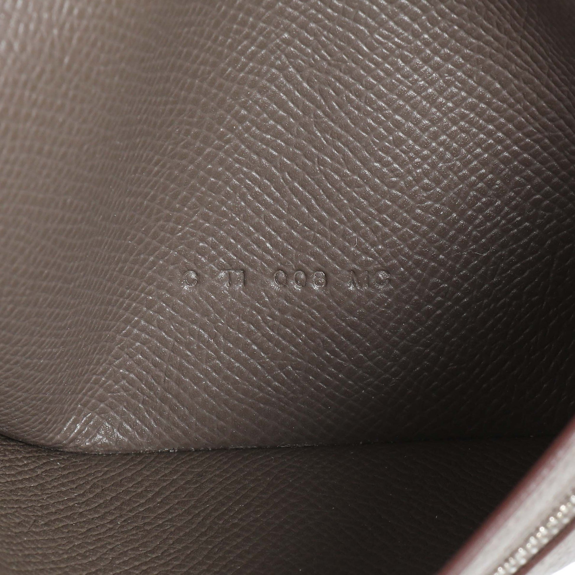 Exclusive Hermes Etoupe Epsom Bearn Gusset Wallet — Alternate View 10