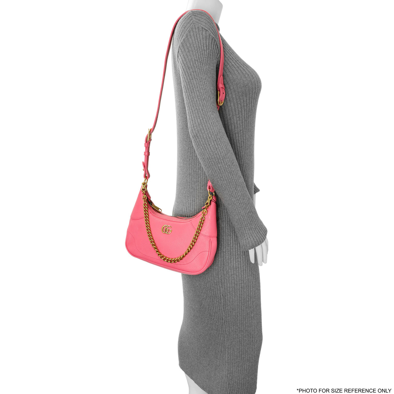 Exclusive Gucci Pink Goatskin Small Aphrodite Shoulder Bag — Alternate View 8