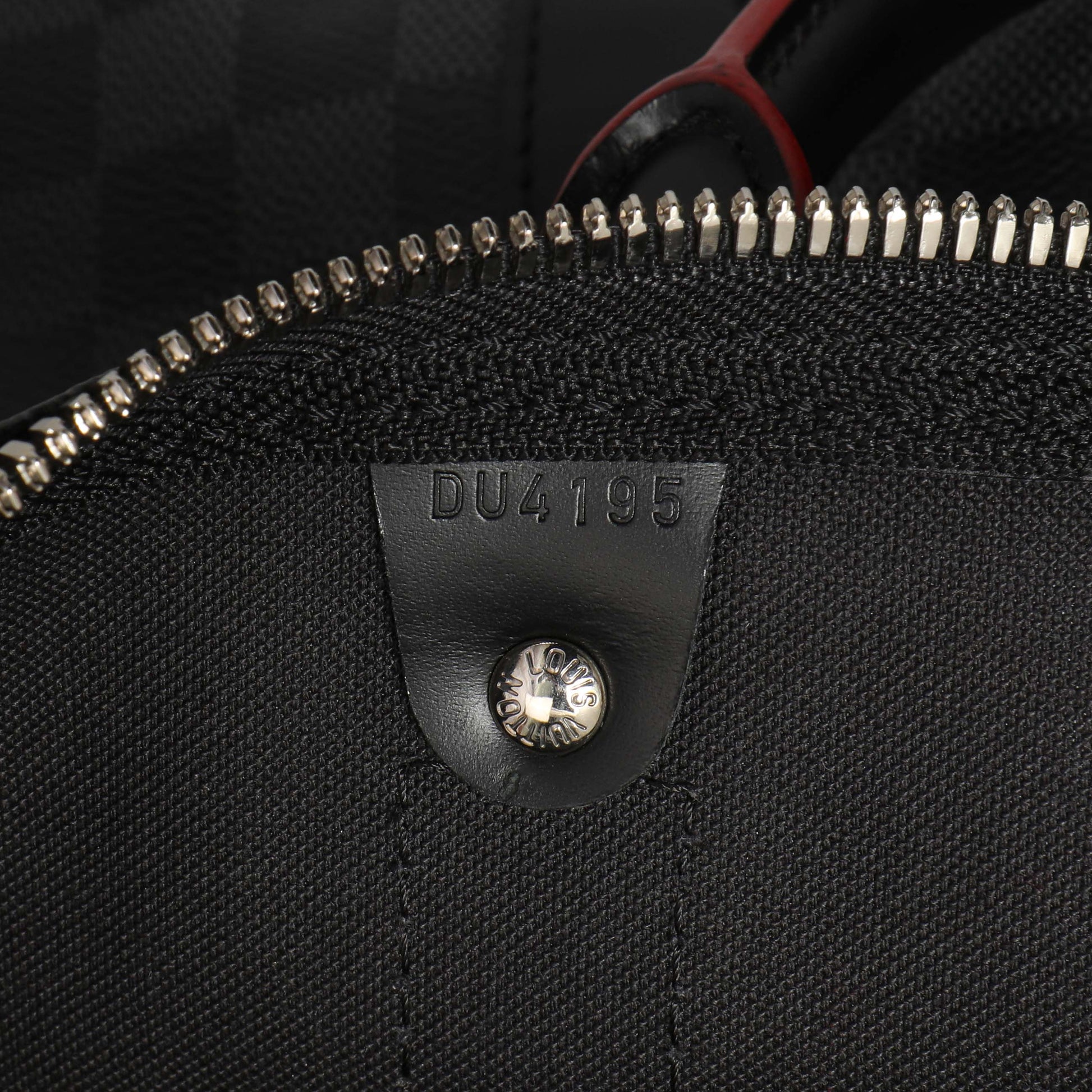 Exclusive Louis Vuitton Damier Graphite Keepall 55 Bandouliere — Alternate View 9
