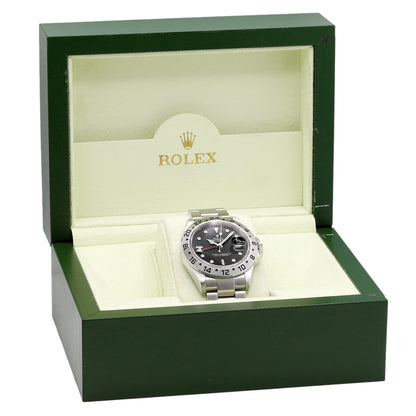 Exclusive Rolex Stainless Steel Explorer II 16570 — Top View