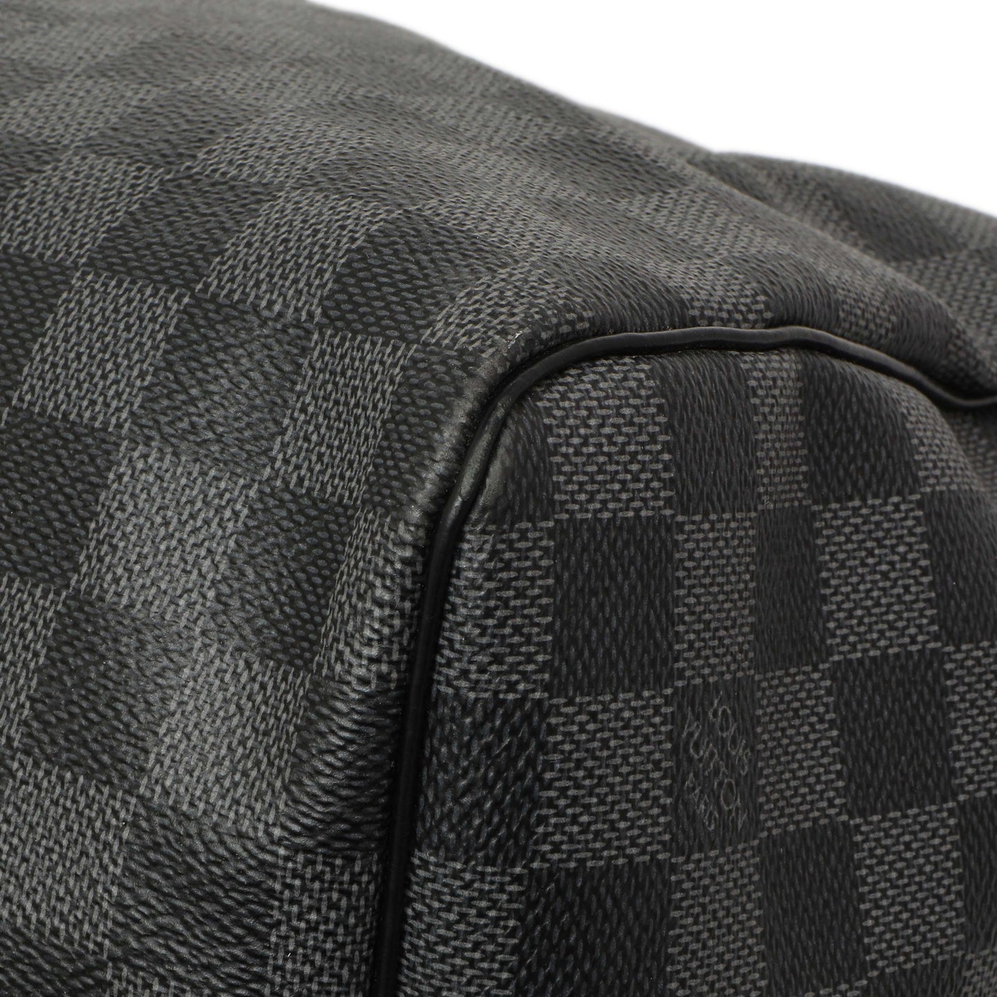 Exclusive Louis Vuitton Damier Graphite Keepall 55 Bandouliere — Detail View