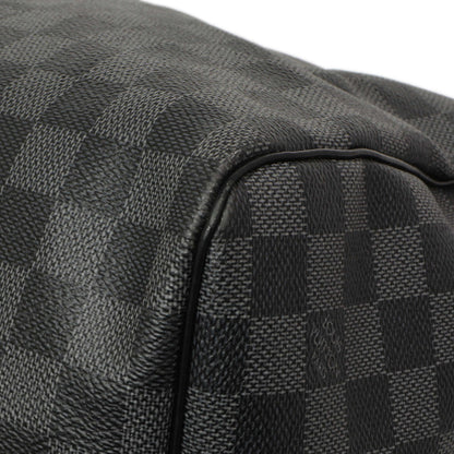 Exclusive Louis Vuitton Damier Graphite Keepall 55 Bandouliere — Detail View