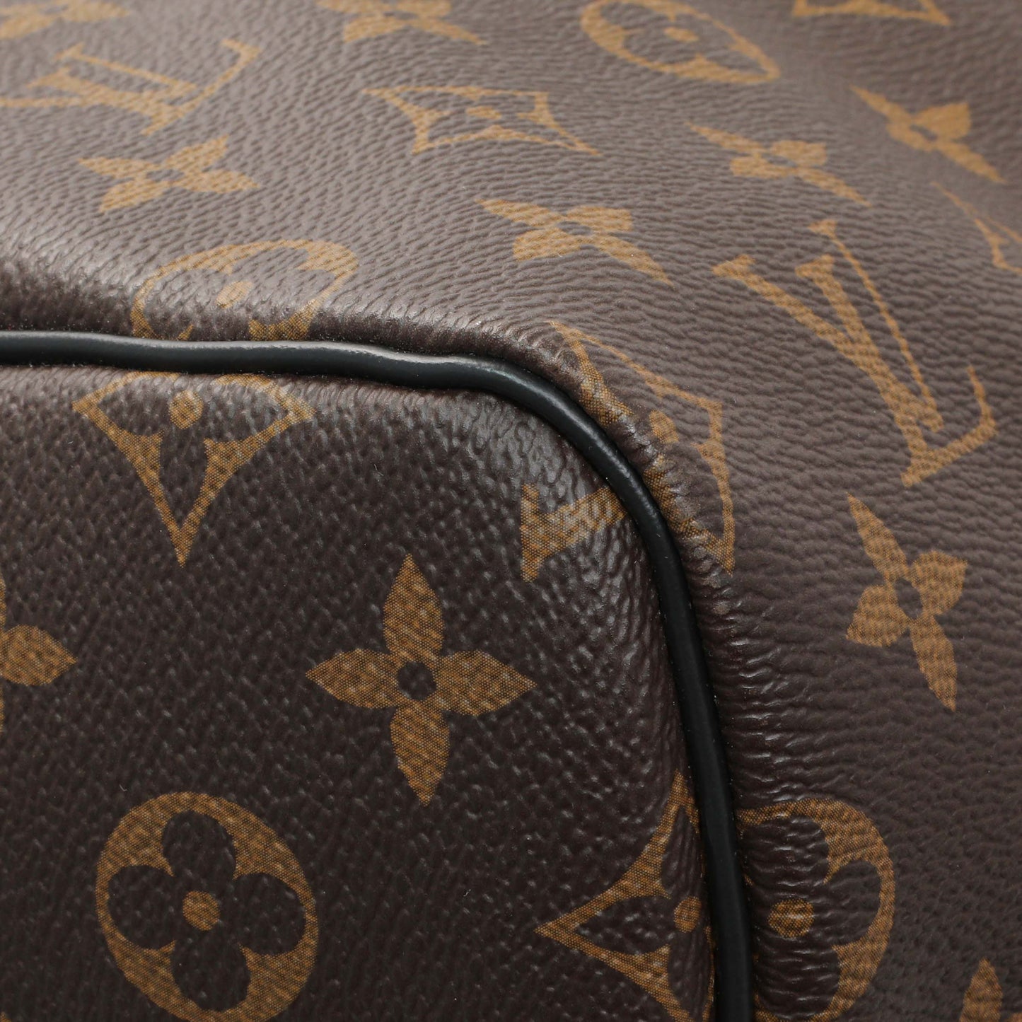 Exclusive Louis Vuitton Monogram Macassar Keepall Bandouliere 55 — Top View