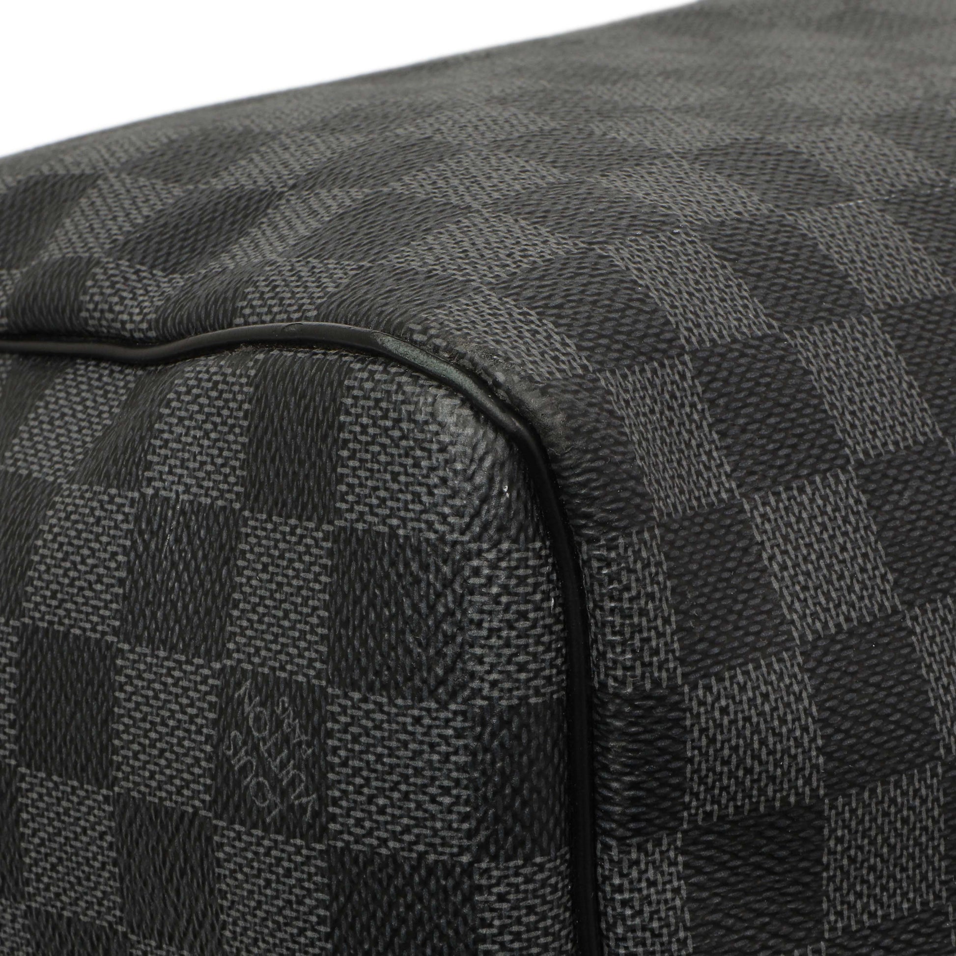 Exclusive Louis Vuitton Damier Graphite Keepall 55 Bandouliere — Alternate View 7
