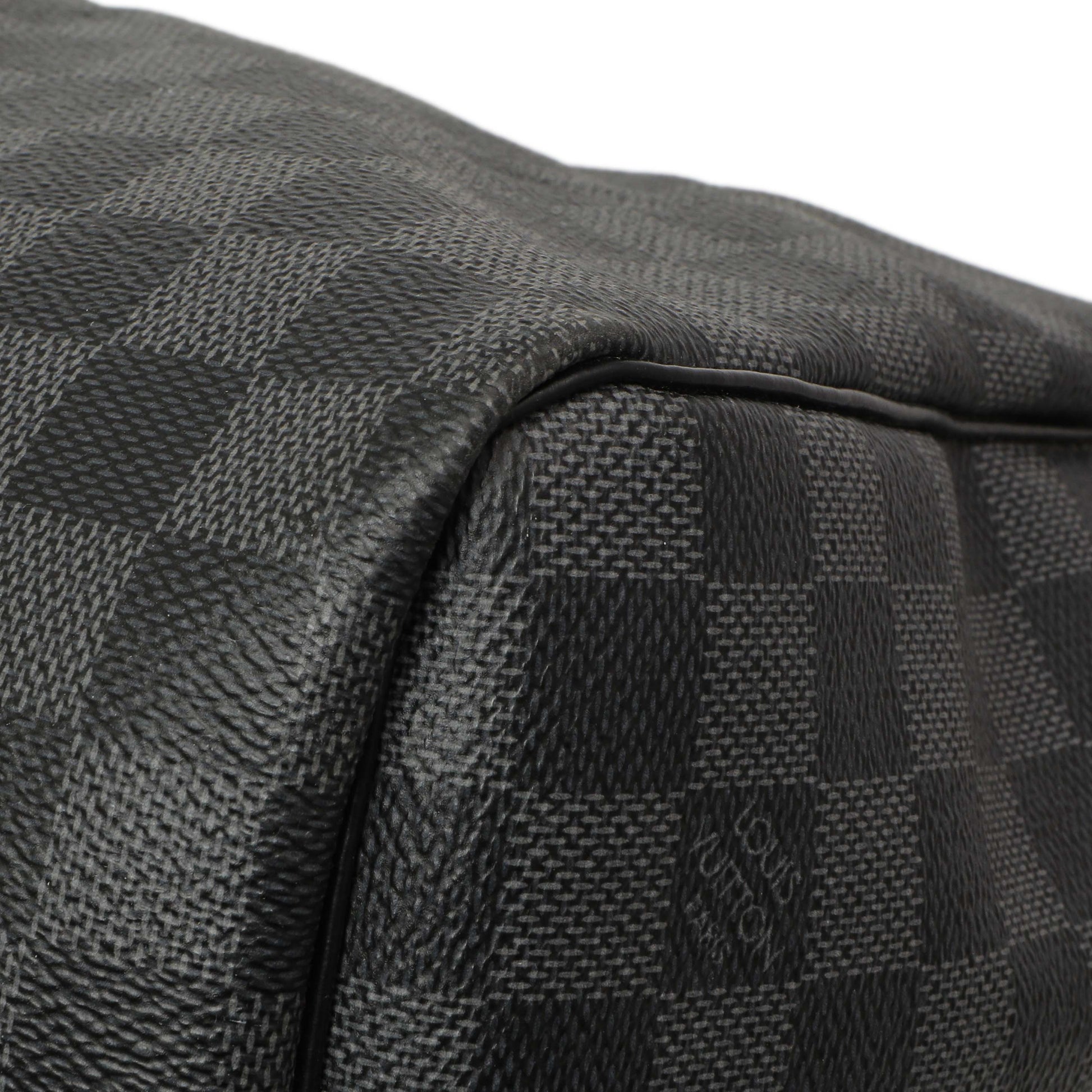 Exclusive Louis Vuitton Damier Graphite Keepall 55 Bandouliere — Lifestyle View