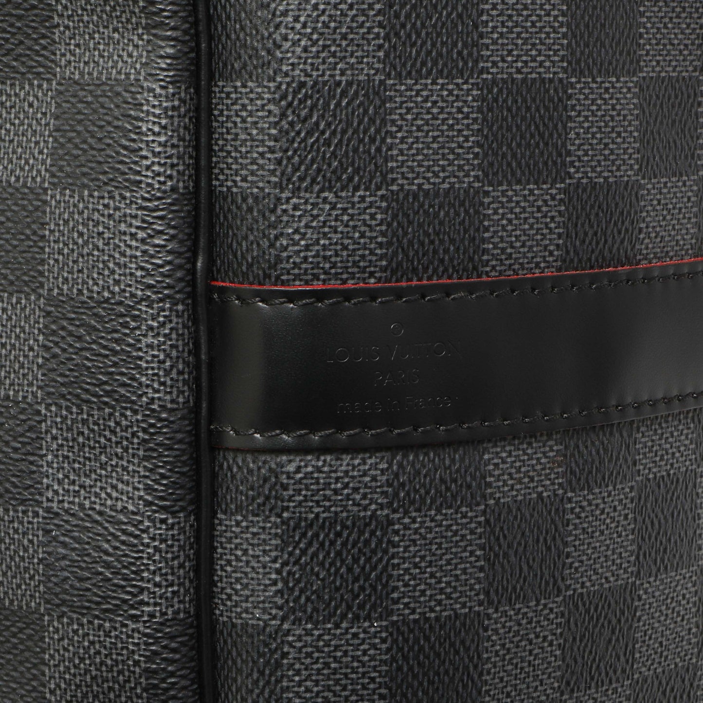 Exclusive Louis Vuitton Damier Graphite Keepall 55 Bandouliere — Alternate View 10